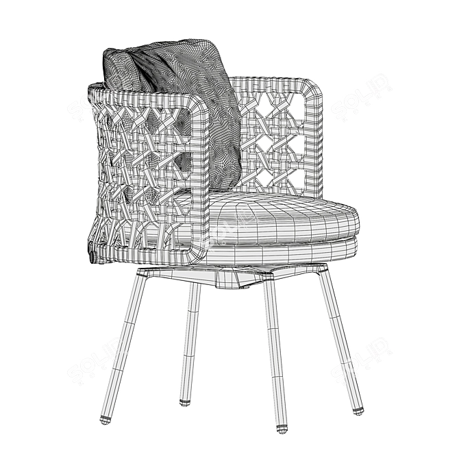 Torii Nest Outdoor Chair 3D model image 5