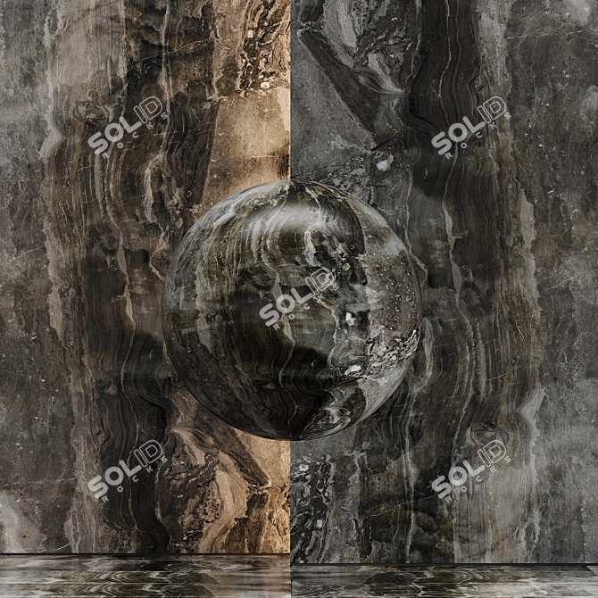 Marble Stone No19 Texture Set 3D model image 2