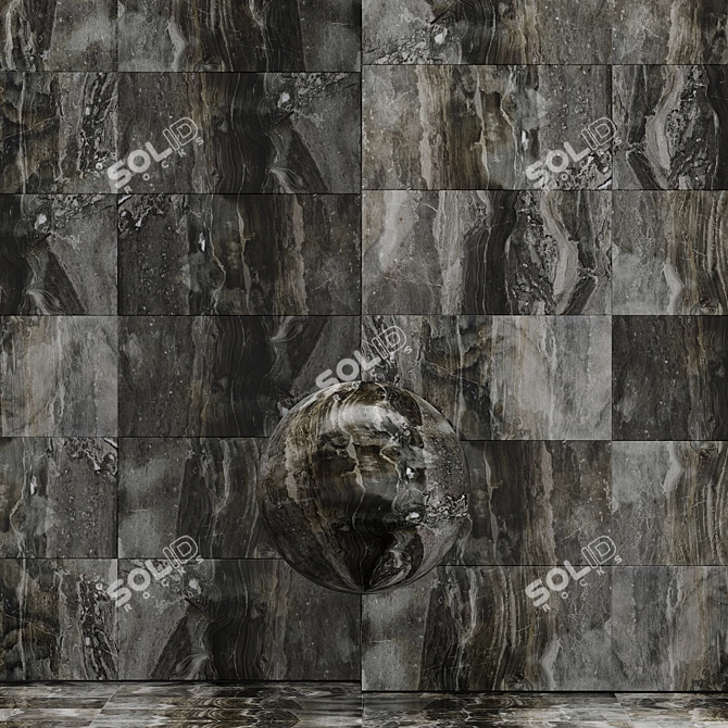 Marble Stone No19 Texture Set 3D model image 3