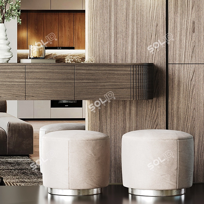 Corona Render-Ready Foyer Set 3D model image 10
