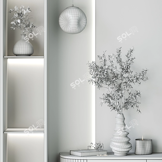 Corona Render-Ready Foyer Set 3D model image 17