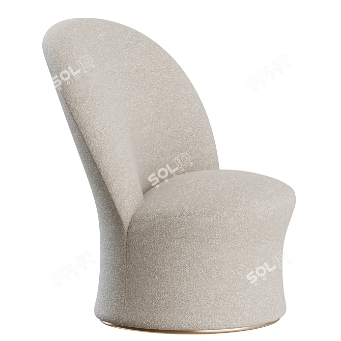  Artifort Pierre Paulin Armchairs Pair 3D model image 6