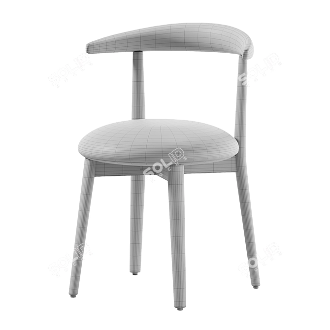 Wittmann CARINZIA Ash Chair: 3D-Rendered Modern Design 3D model image 5