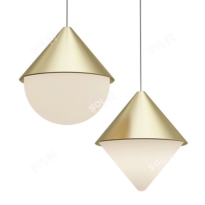 ImperiumLoft Whirl Pendant Light 3D model image 1