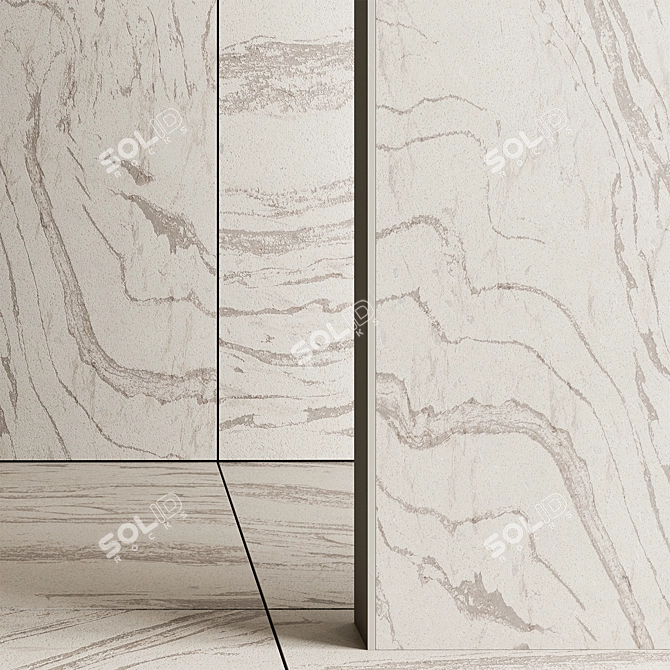 Slab Stone Tile 10 Material 3D model image 3