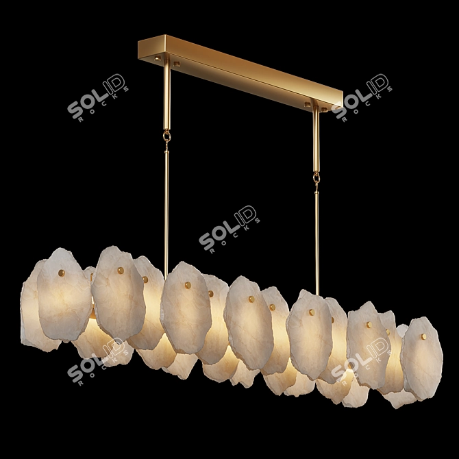  Modern Marble Pendant Light 3D model image 4