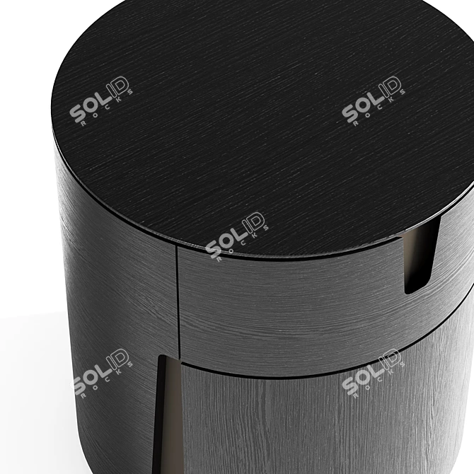 Sleek Porada Tylsa Night Tables 3D model image 6