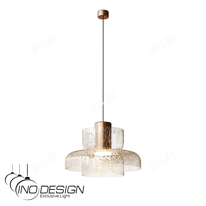 Inodesign Crispin C 44.1218 Pendant Light 3D model image 1