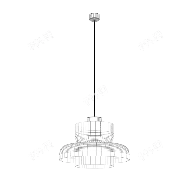 Inodesign Crispin C 44.1218 Pendant Light 3D model image 2
