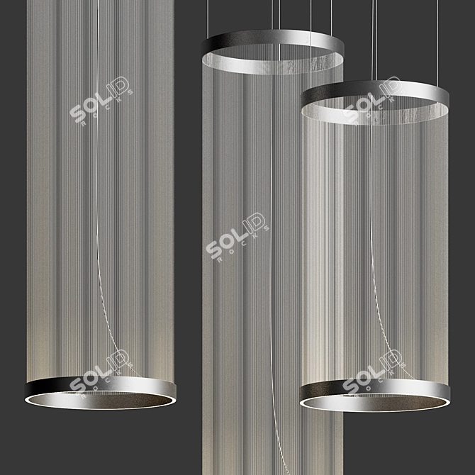 Modern Pendant Light Fixture 3D model image 2