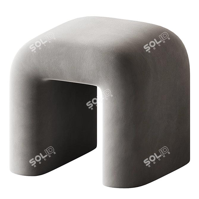 Chic Tate Stool | Lulu & Georgia 3D model image 1