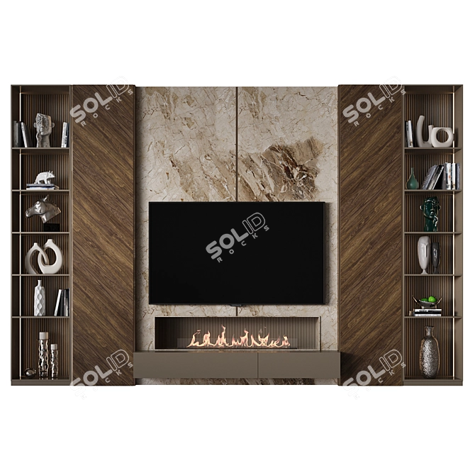 Wall Mounted TV Bracket 37 3D model image 2