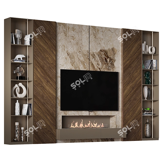 Wall Mounted TV Bracket 37 3D model image 3