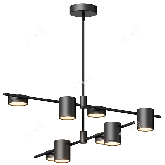 Modern Nature-Inspired Light Fixture 3D model image 2