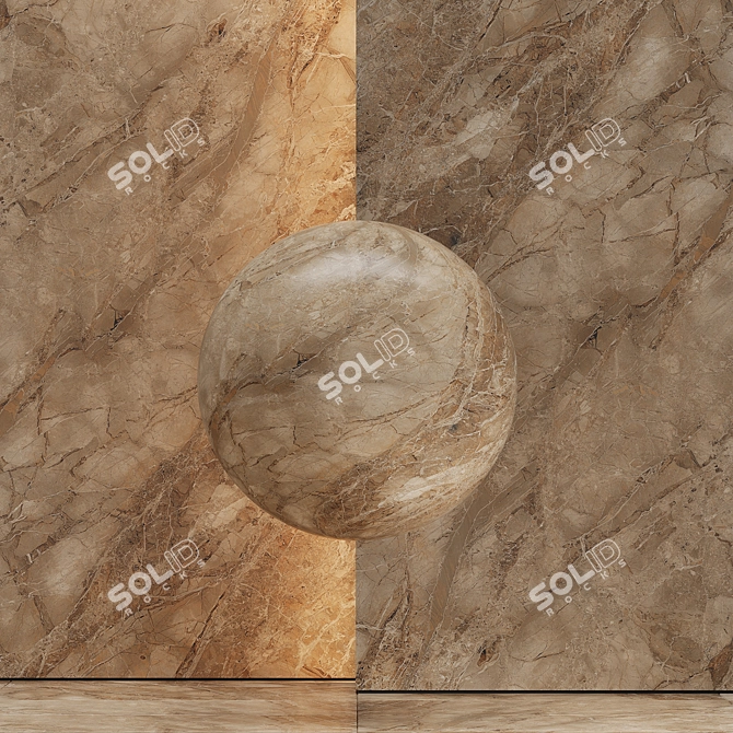 High Detail Marble Stone Textures 3D model image 2