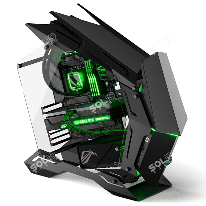 RGB GamingPC 4K Corona-Compatible SkyBox 3D model image 2