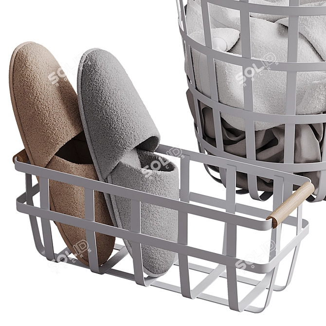 Tosca Laundry and Storage Baskets 3D model image 2