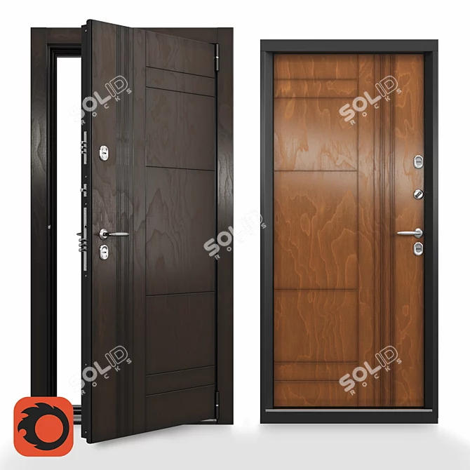 Snowbird PRO Thermal Insulated Door 3D model image 1