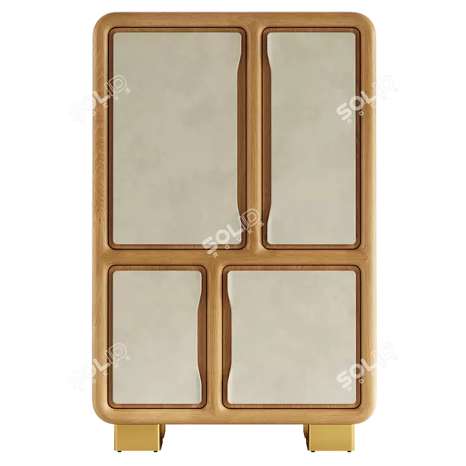 Elegant CUSP Cabinet by MOUS 3D model image 2