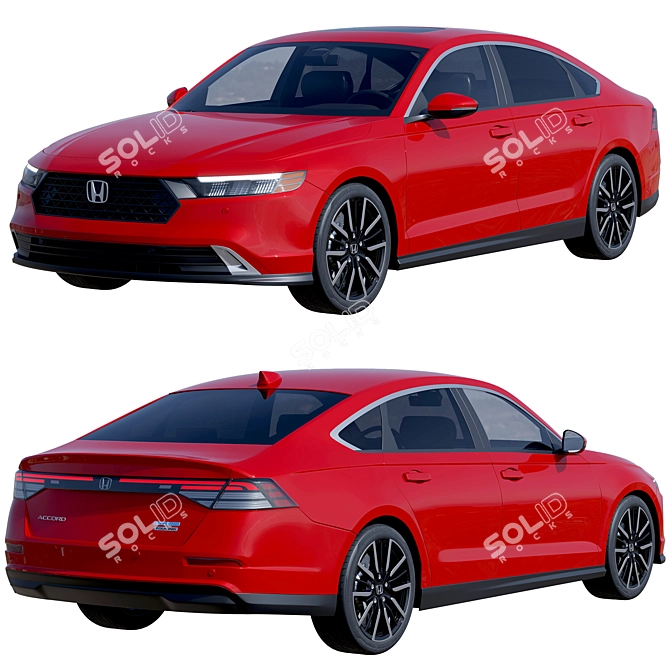  Honda Accord 2024: Tradition Meets Innovation 3D model image 1