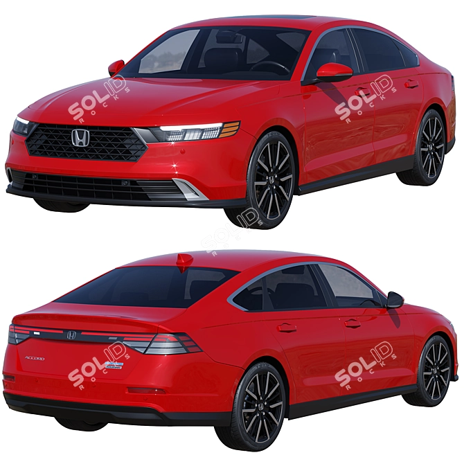  Honda Accord 2024: Tradition Meets Innovation 3D model image 8