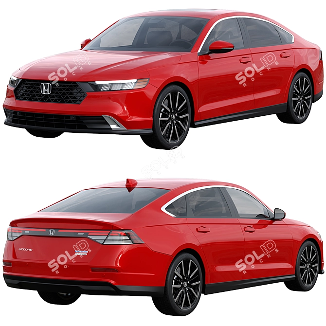  Honda Accord 2024: Tradition Meets Innovation 3D model image 9