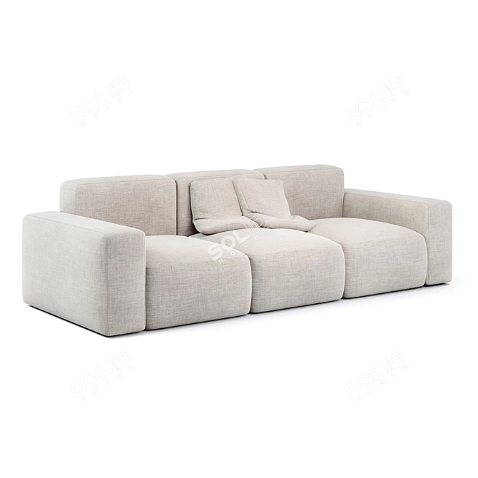 Modern Comfort Sofa Kermit 3D model image 1