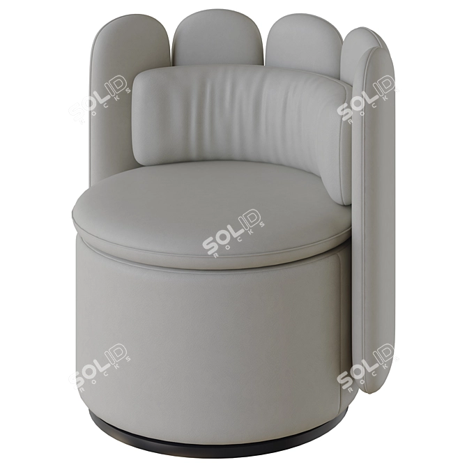 Luxury 3D Model Seating Showcase 3D model image 2