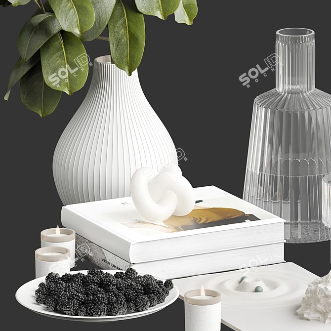 Elegant Decor Set 2015 Max 3D model image 2