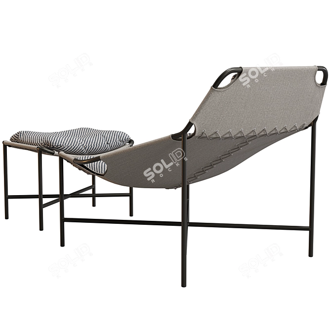 Iconic Outdoor Armchair: Rolf Benz JACKOUT 3D model image 3