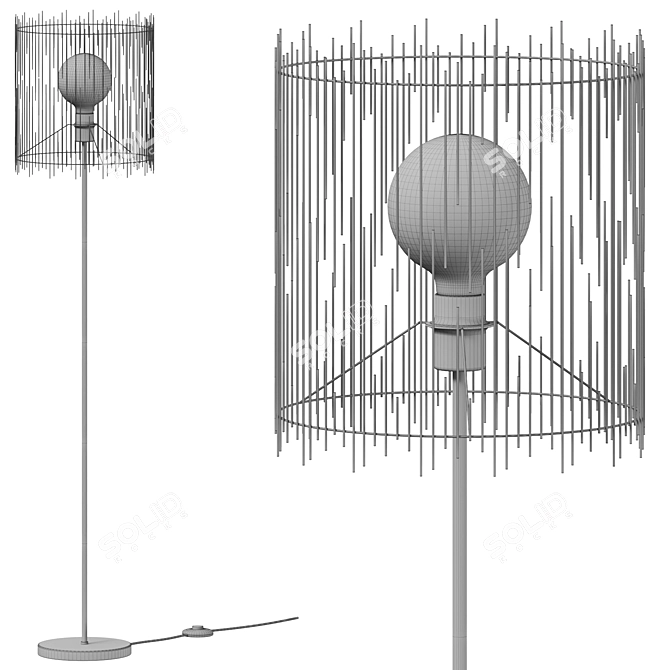 Nordlux Elvis Floor Lamp 3D model image 2