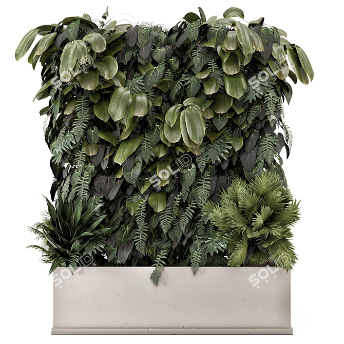 Contemporary Indoor Plants Set 2046 3D model image 2
