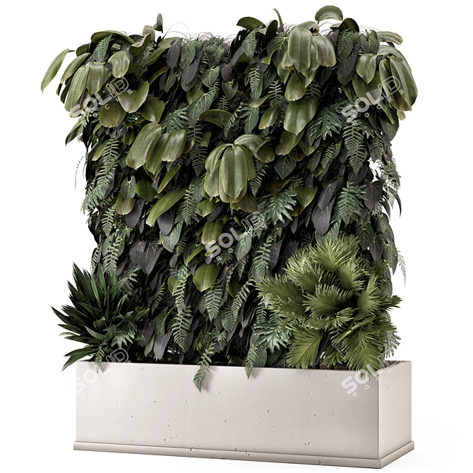 Contemporary Indoor Plants Set 2046 3D model image 3