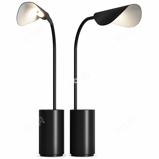 Japanese-Inspired Table Lamp LIGGERA 3D model image 2