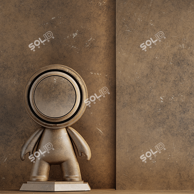 Metal 4K Seamless Texture Set 3D model image 1