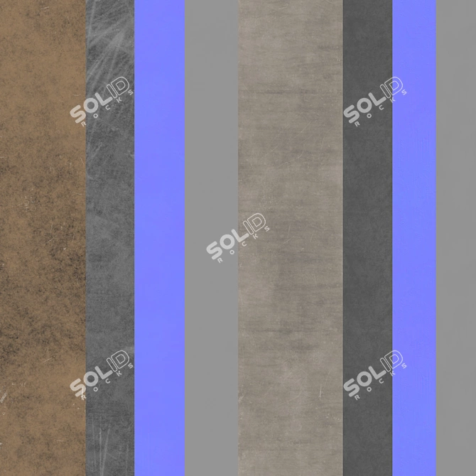 Metal 4K Seamless Texture Set 3D model image 3