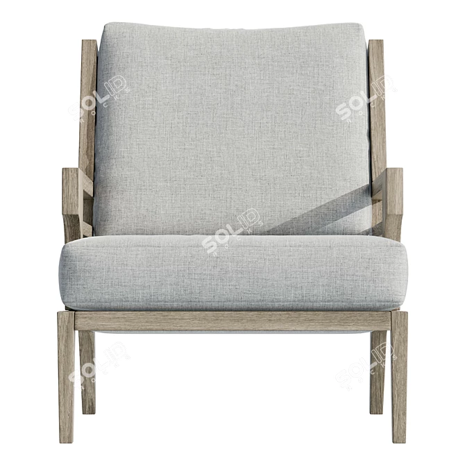 Rolandat Upholstered Accent Chair 3D model image 2