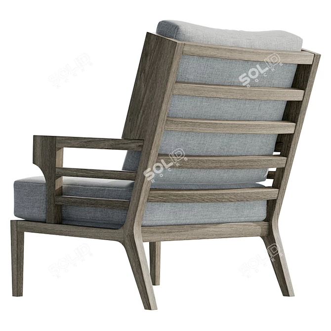 Rolandat Upholstered Accent Chair 3D model image 3