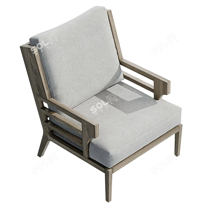 Rolandat Upholstered Accent Chair 3D model image 5