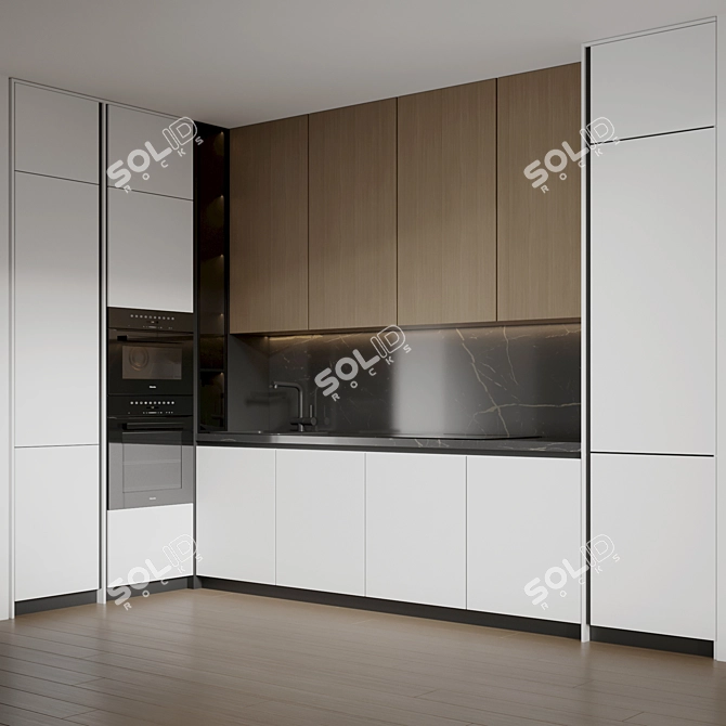 Miele Integrated Kitchen Appliance Set 3D model image 2