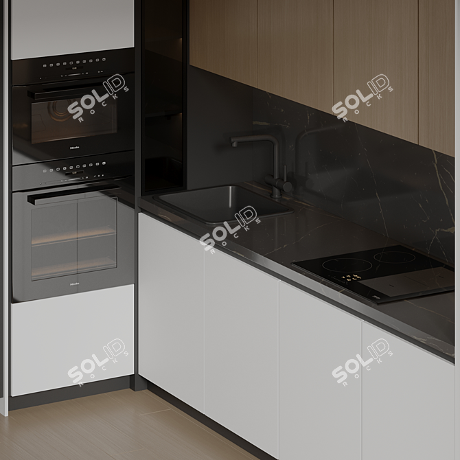 Miele Integrated Kitchen Appliance Set 3D model image 4