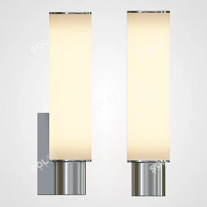 Kyoto LED Wall Light Fixture 3D model image 2