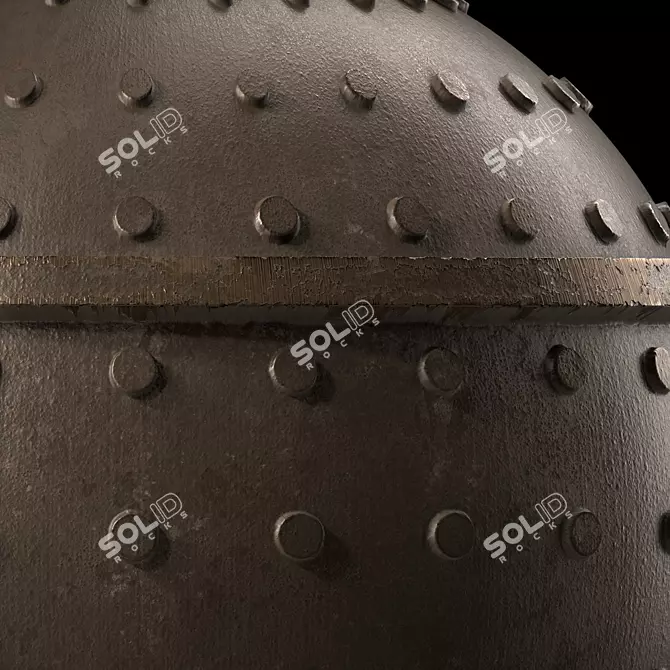 PBR Metal Panels 4K Texture 3D model image 6