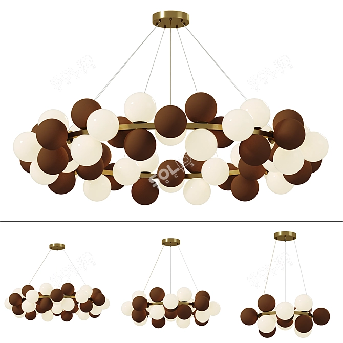 Modern Design Latte Lamps 3D model image 2