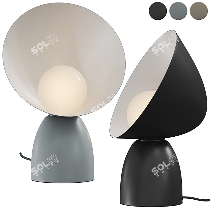 Sleek DFTP Hello Table Lamp 3D model image 1