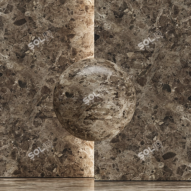 Luxury Marble Stone Texture Set 3D model image 3