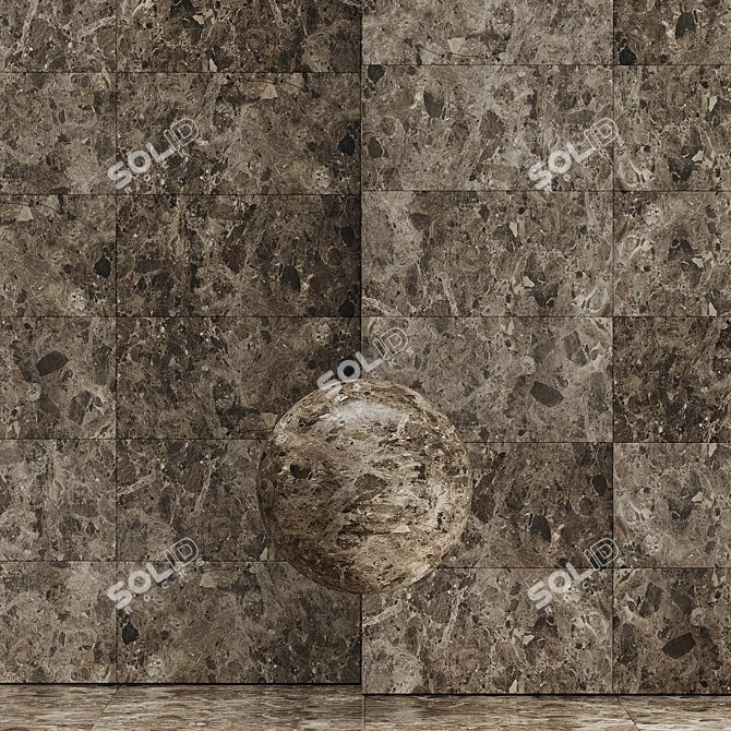 Luxury Marble Stone Texture Set 3D model image 4