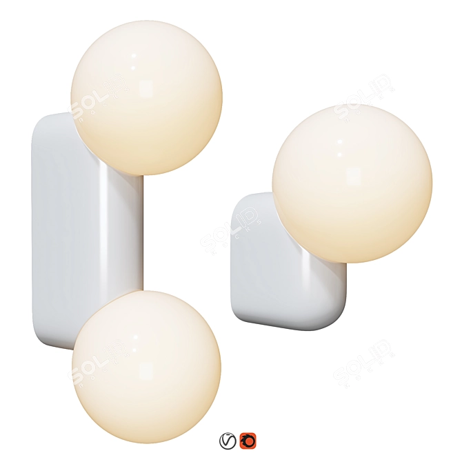 Lyra Wall Light Set 3D model image 6