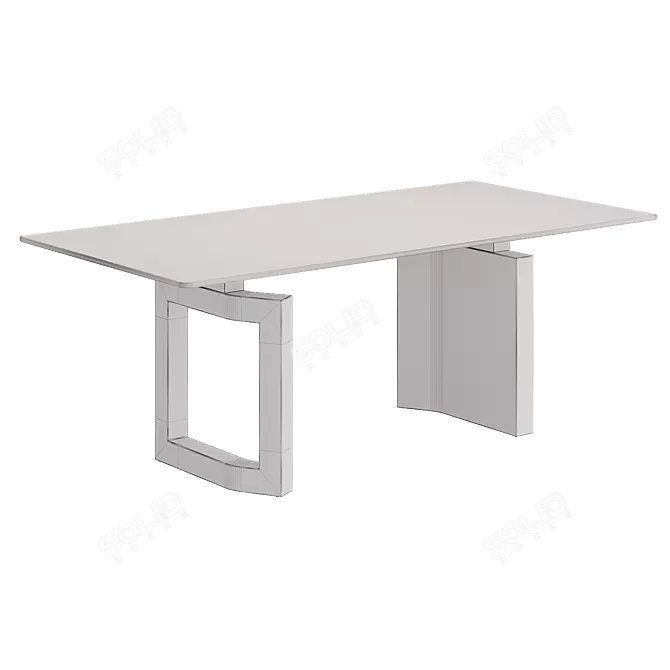 Marble Dining Table ALGORITMO-4012 3D model image 7