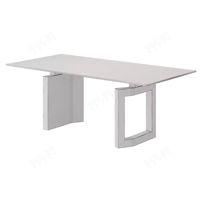 Marble Dining Table ALGORITMO-4012 3D model image 14